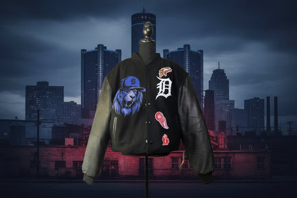 Rep your city Detroit Edition varsity jacket